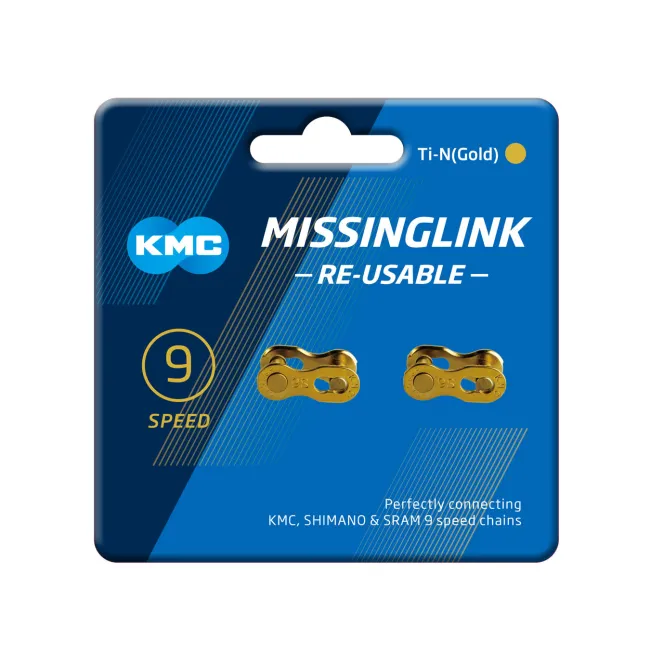 Zale Conectoare KMC x9 Missing Link Cl566R-ti - 1 Buc, 9 Viteze