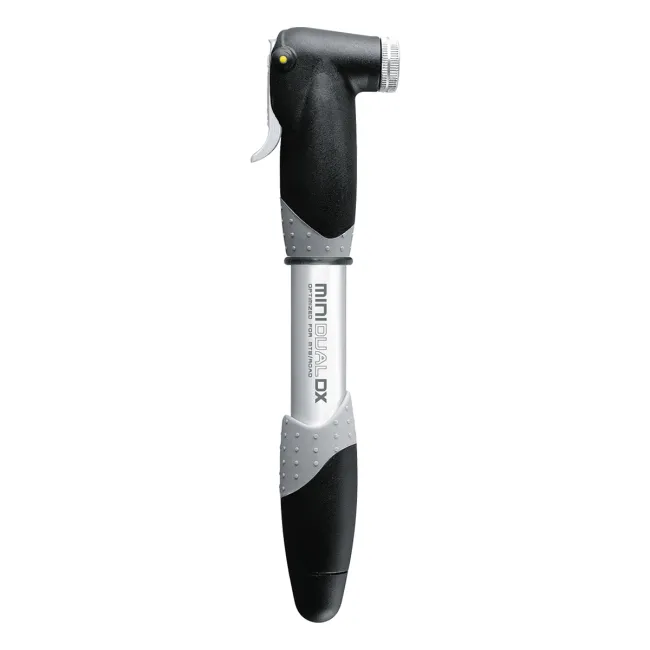 Pompa Manuala Bicicleta Topeak Dual Dx Mini Tmd-2-05 - Argintiu-Negru