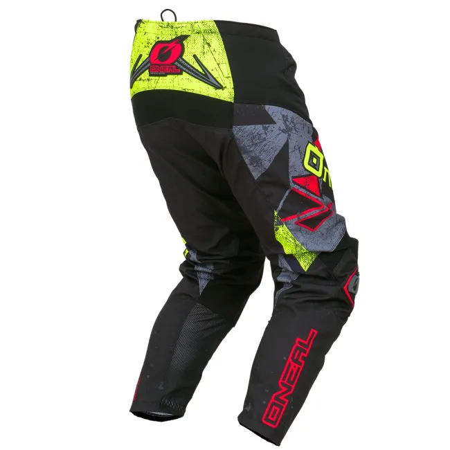 Pantaloni ciclism O'Neal Element Zen - 32/48, Negru-Galben Neon