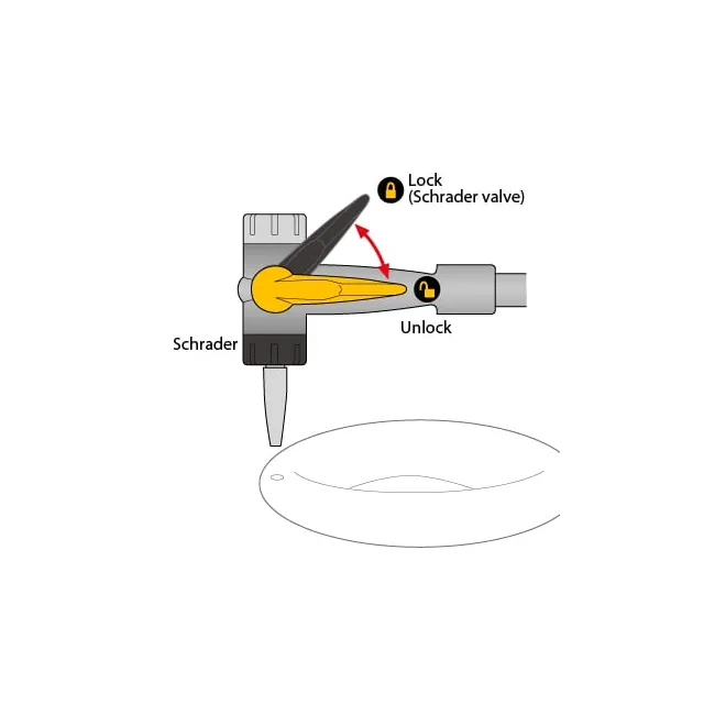 Pompa Podea Bicicleta Topeak Joeblow Maxhp, Alb-Negru