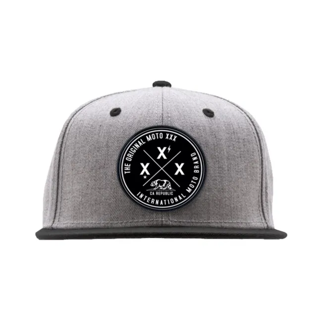 Sapca Moto XXX International - Gri-Negru