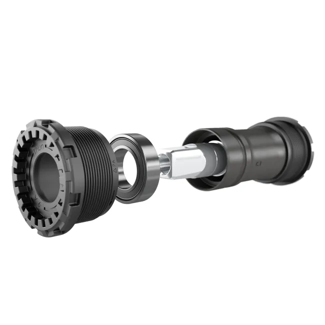 Monobloc Pedalier Thun Ibex-Ml118K - L 68/113 Mm, Negru