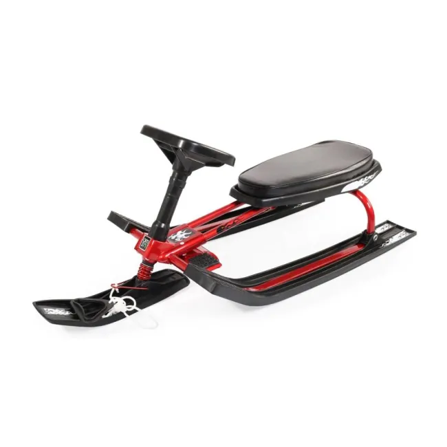 Saniuta cu volan pentru copii Snowy Red