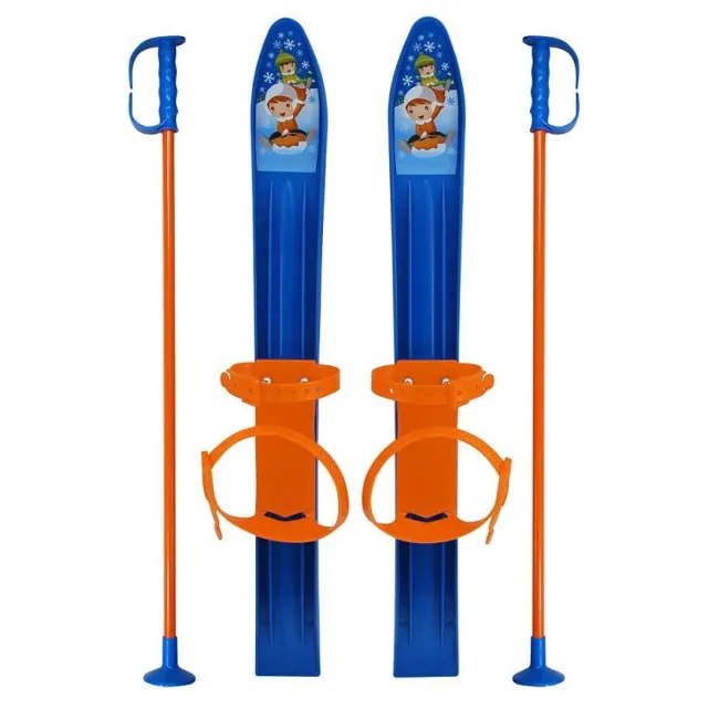 Schiuri Copii - L 60 Cm, Roz-Verde