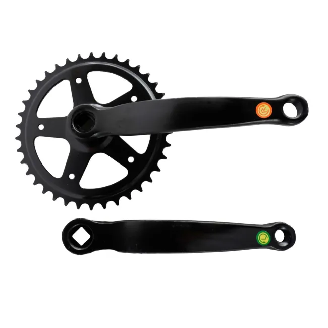 Angrenaj Pedalier Mtb Clasic - Brat 170 Mm, 1 x 1 Viteze, 38T, Negru