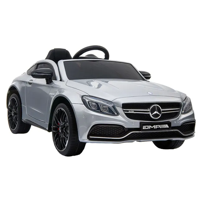 Masina Electrica Mercedes-Benz AMG C63s QY1588 - Argintiu