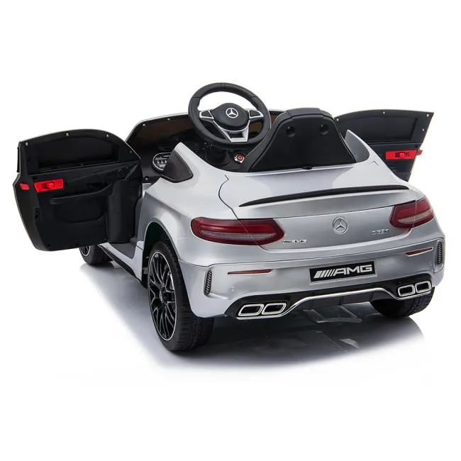 Masina Electrica Mercedes-Benz AMG C63s QY1588 - Argintiu