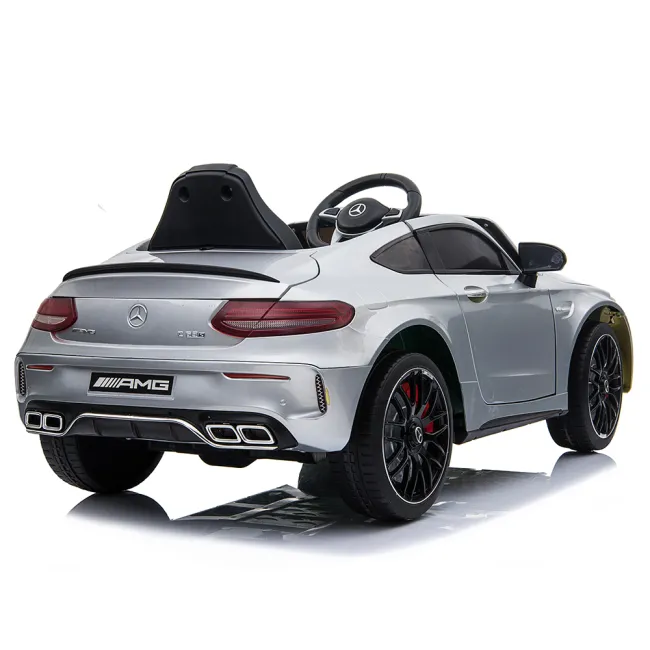 Masina Electrica Mercedes-Benz AMG C63s QY1588 - Argintiu