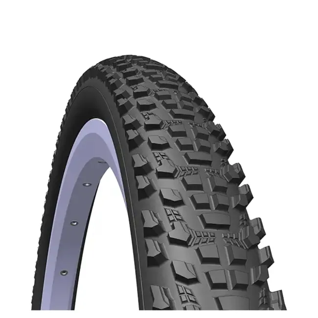 Anvelopa Bicicleta Rubena V85 Ocelot - 26 x 2.1 Inch, Negru-Alb