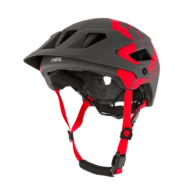 Casca Ciclism O'Neal Pike Defender Nova - 54-58 Cm, XS-M, Gri-Rosu