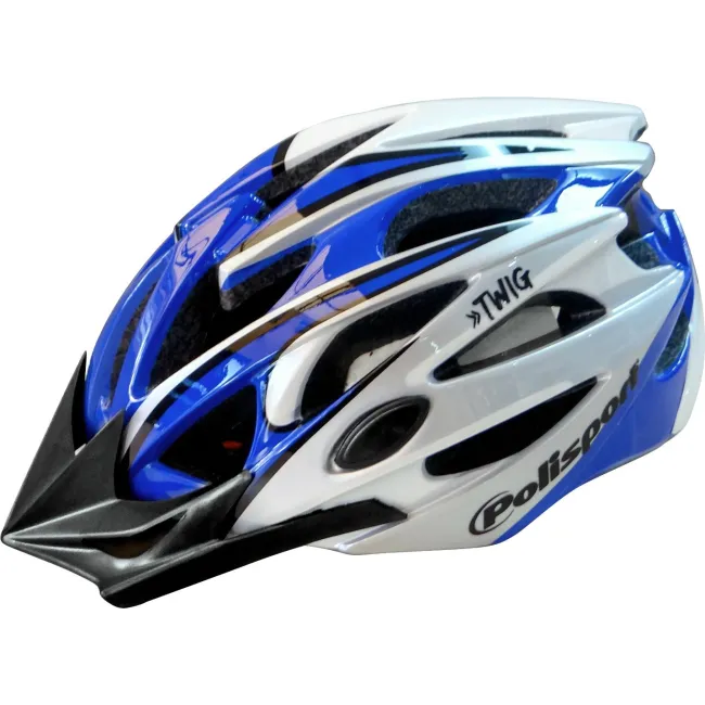 Casca Polisport Twig - M, 55/58, Albastru/Argintiu