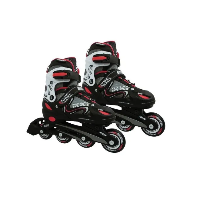 Role Copii, Reglabile 2 In 1 Ikki Boy, S, 31-34, Negru-Rosu