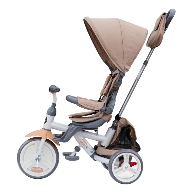 Tricicleta cu sezut reversibil Coccolle Evo (2019) Bej