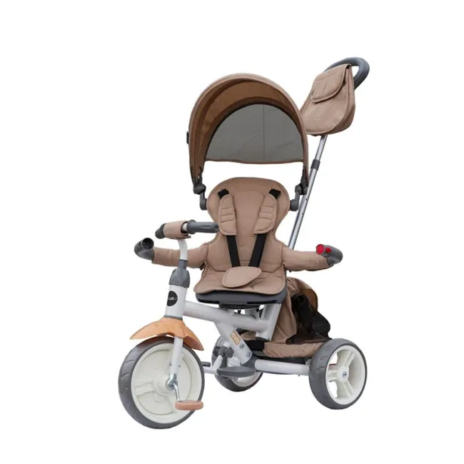 Tricicleta cu sezut reversibil Coccolle Evo (2019) Bej