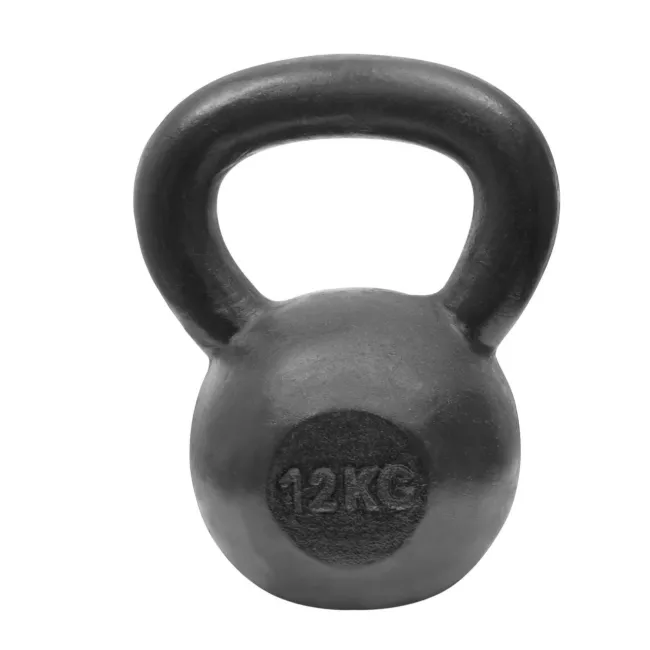 Kettlebell Otel - 12 Kg, Negru