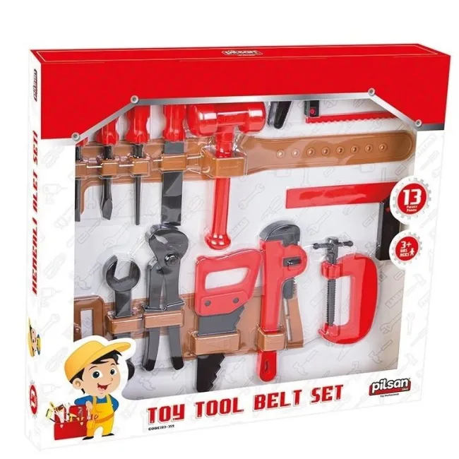 Set jucarii Pilsan Toy Tool Belt Set
