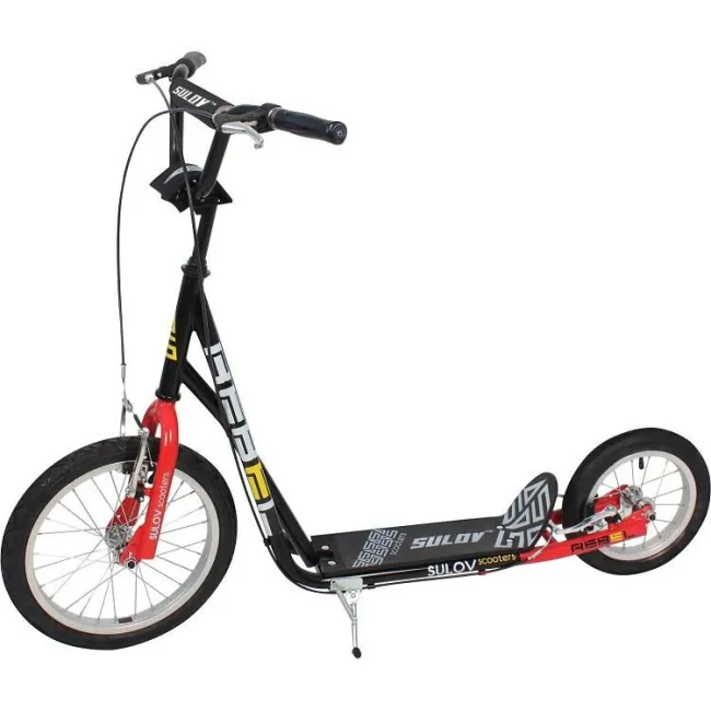 Trotineta Rebel 16''/12'' negru/rosu