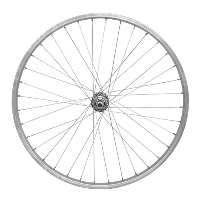 Roata Spate Bicicleta Cerurim 24 Inch, 36H, 507 x 21, Argintiu