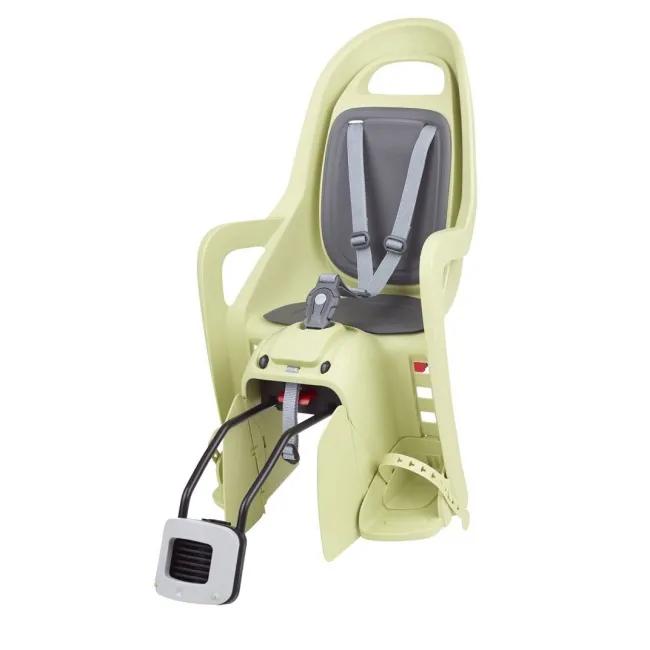 Scaun Bicicleta Copii Polisport Groovy RS PLUS - Verde-Gri