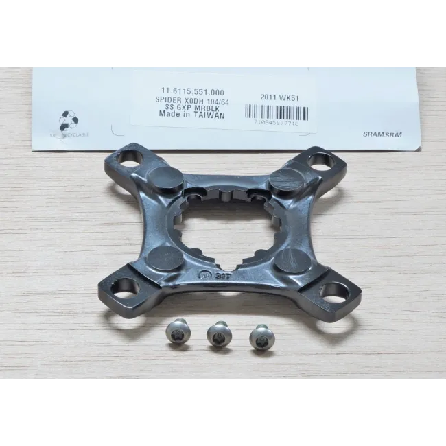 Spider X0DH 104/64 Bcd Single Speed GXP Mirror - Black