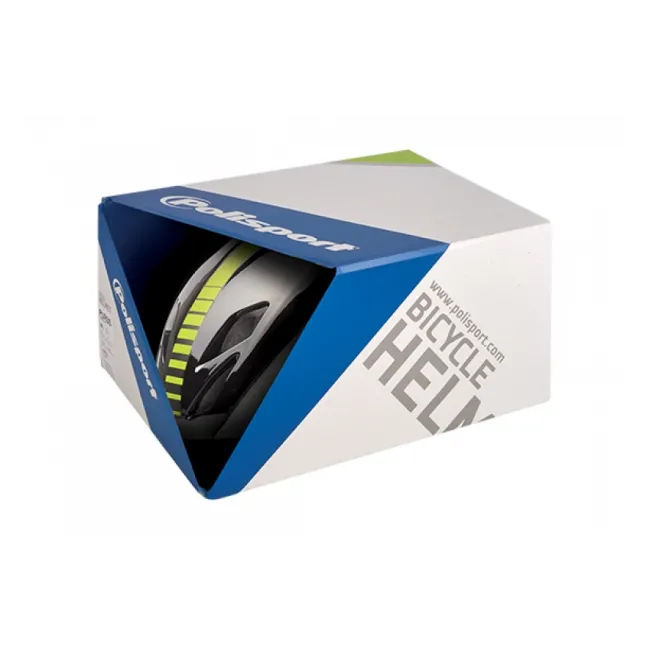 Casca Ciclism Road Polisport Aero - 58-61 cm, L, Alb-Negru