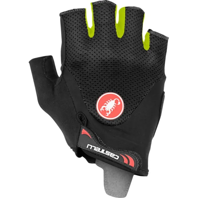 Manusi Castelli Arenberg Gel 2 Negru / Galben Fluo S