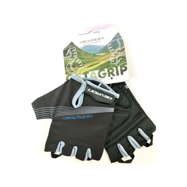 Manusi Ciclism Devron 8542 Racing Team - L, Negru-Gri