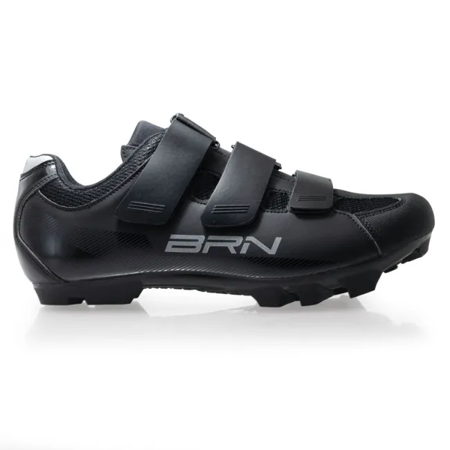 Pantofi Ciclism Brn 3Str Mtb - 40, Negru