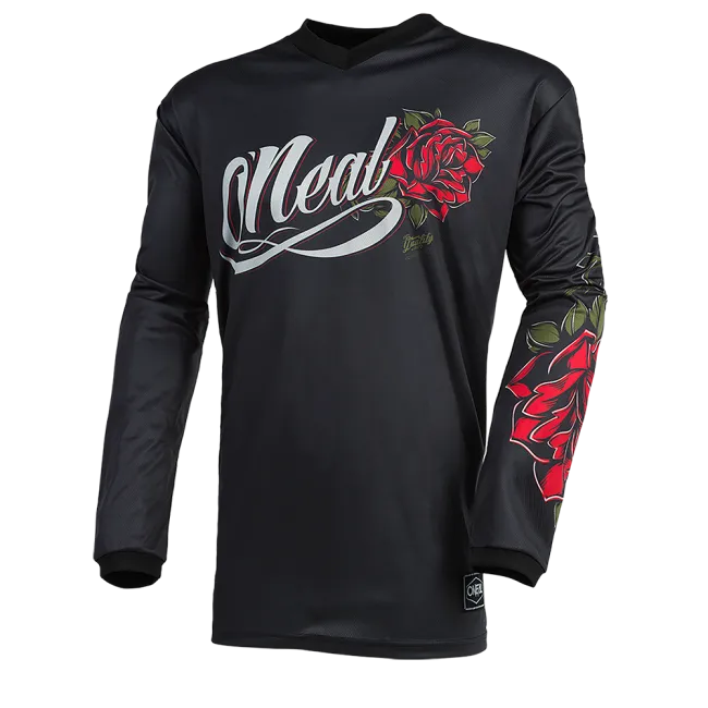 Bluza Ciclism Femei O'Neal Element Women Roses - L, Negru-Rosu