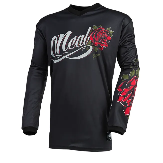 Bluza Ciclism Femei O'Neal Element Women Roses - S, Negru-Rosu