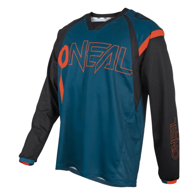 Bluza Ciclism O'Neal Element Fr Hybrid- XL, Petrol-Portocaliu