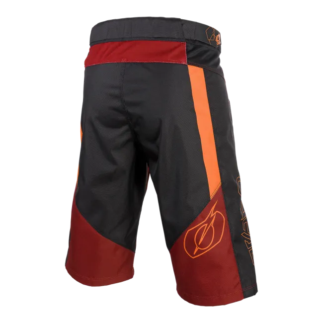 Pantaloni Scurti Ciclism O'Neal Element Fr Hybrid - 30, Rosu-Portocaliu