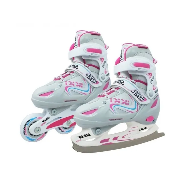 Role Adulti, Reglabile, 2 In 1 Ikki Girl, L, 39-42, Alb-Roz