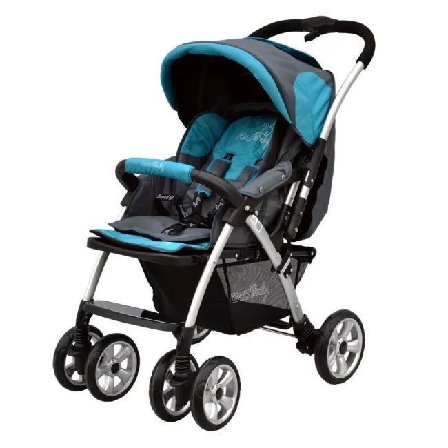 Carucior Cu Maner Reversibil Dhs Iceberg - Albastru
