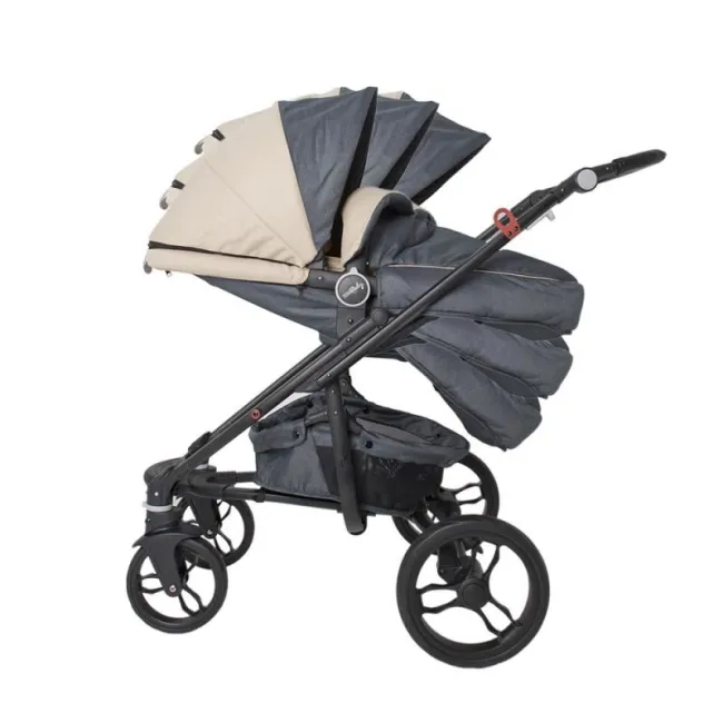 Carucior Transformabil 2 In 1 Dhs Arrow Switch - Bej