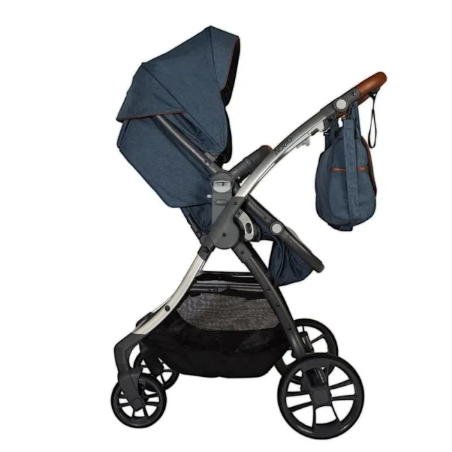 Carucior Transformabil 3 In 1 Coccolle Acero - Albastru