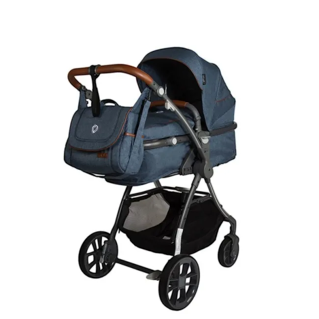 Carucior Transformabil 3 In 1 Coccolle Acero - Albastru