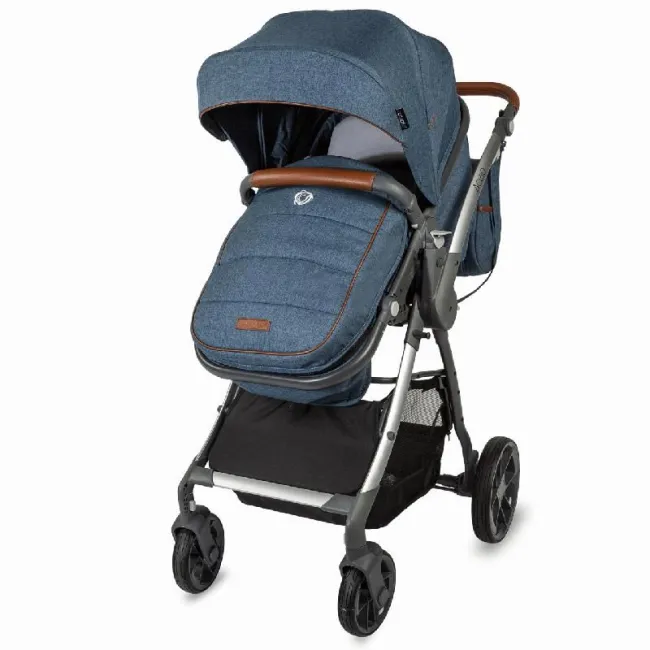 Carucior Transformabil 3 In 1 Coccolle Acero - Albastru