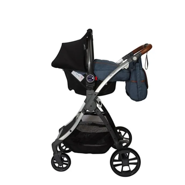 Carucior Transformabil 3 In 1 Coccolle Acero - Albastru