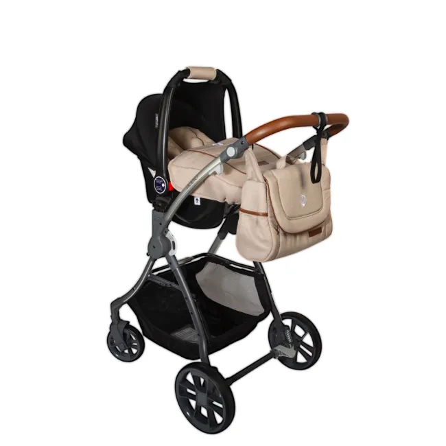 Carucior Transformabil 3 In 1 Coccolle Acero - Bej