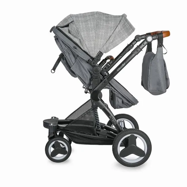 Carucior Transformabil 3 In 1 Coccolle Ambra - Gri