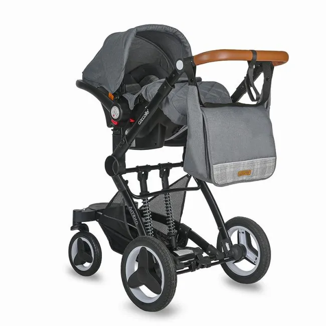 Carucior Transformabil 3 In 1 Coccolle Ambra - Gri