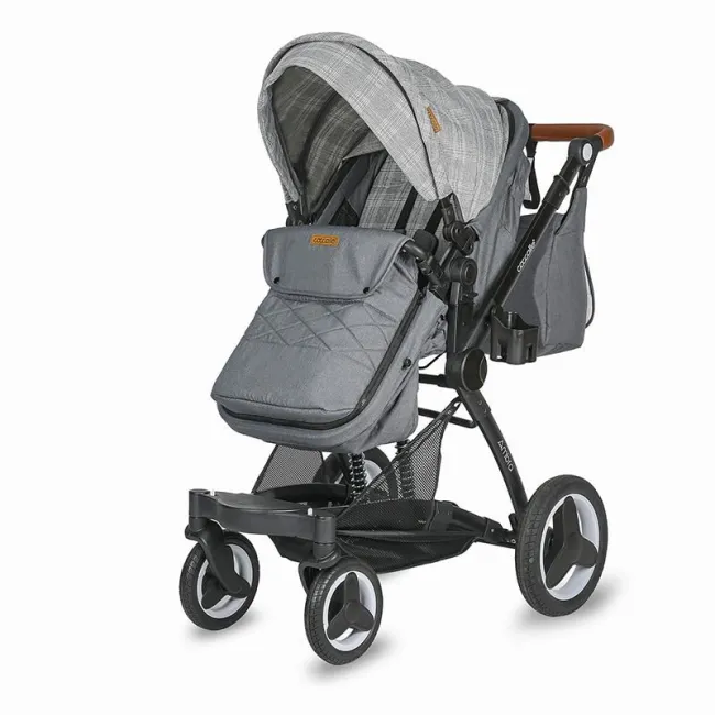 Carucior Transformabil 3 In 1 Coccolle Ambra - Gri