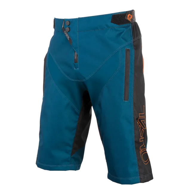 Pantaloni scurti ciclism O'Neal Element Fr Hybrid - 30, Petrol-Portocaliu