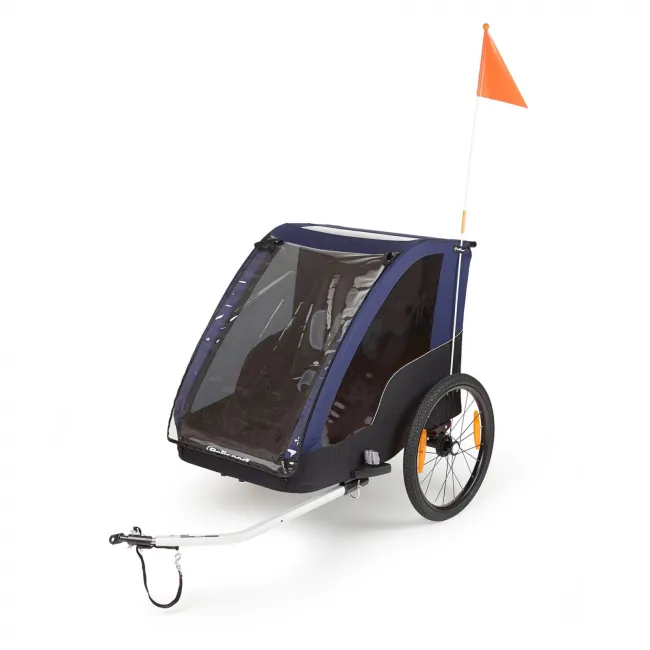 Remorca Bicicleta Transport Copii Polisport Trailer - Albastru
