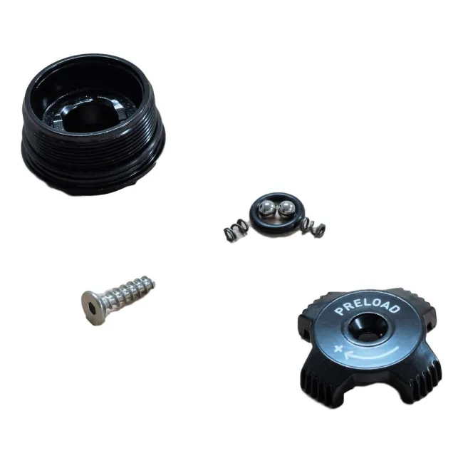 Top cap/preload adjuster knob 2010 recon xc/sl/race, 2011 recon g.