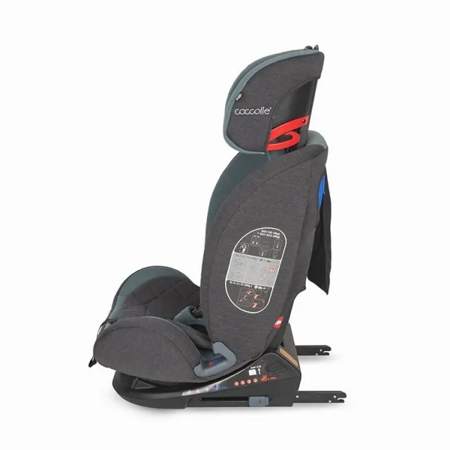 Scaun Auto Coccolle Sedna cu Isofix 0-36 Kg - Gri