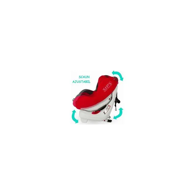 Scaun Auto Rotativ cu Isofix Coccolle Mira-Fix 0-18 Kg - Rosu