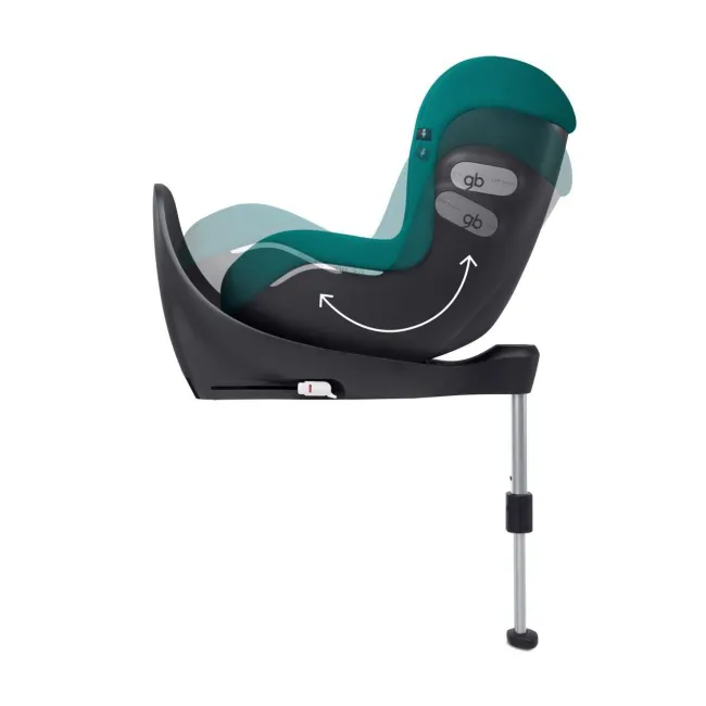 Scaun Auto Rotativ cu Isofix Gb Vaya i-Size 0-18 Kg - Turcoaz