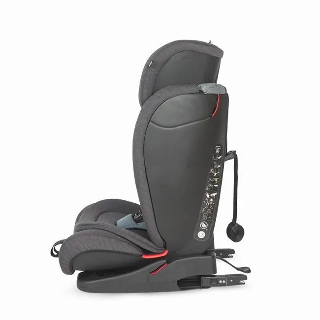 Scaun Auto cu Isofix Elara 9-36 Kg - Gri
